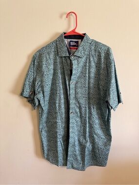 Billy London Teal Short-Sleeve Button-Down Shirt
